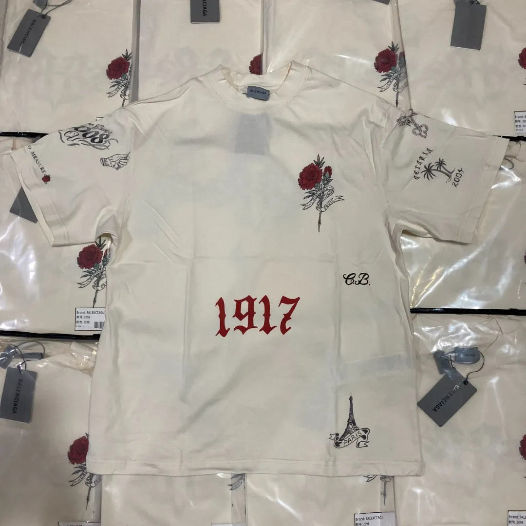 BALENCIAGA BLCG TATTOO T